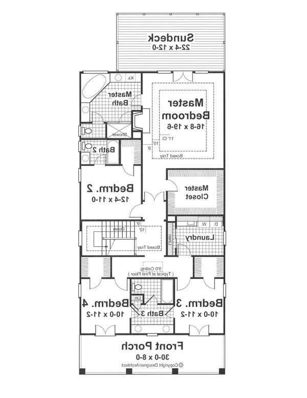 Second Floor image of COVENTRY House Plan